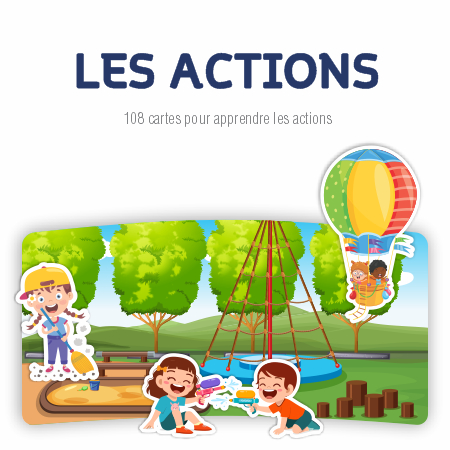 108 cartes avec les actions